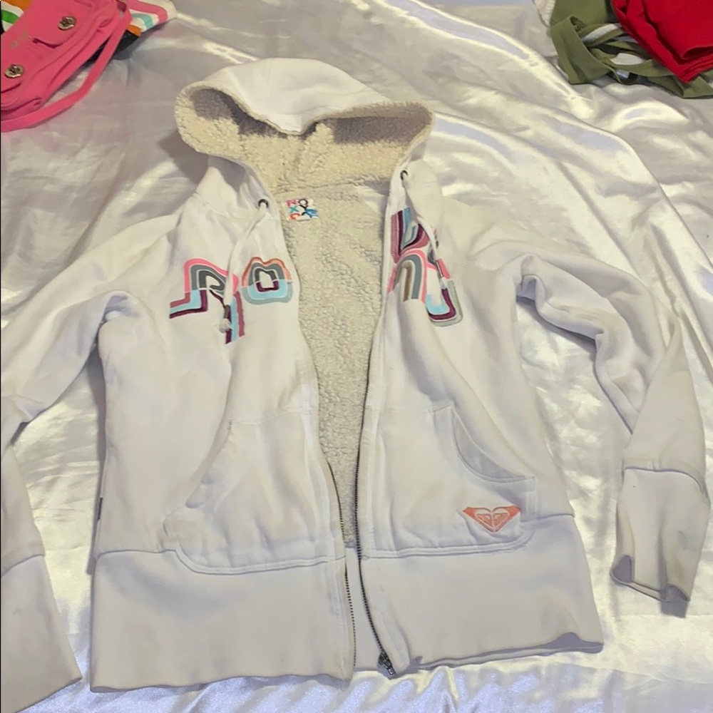 ROXY WOOL ZUP UP HOODIE JACKET